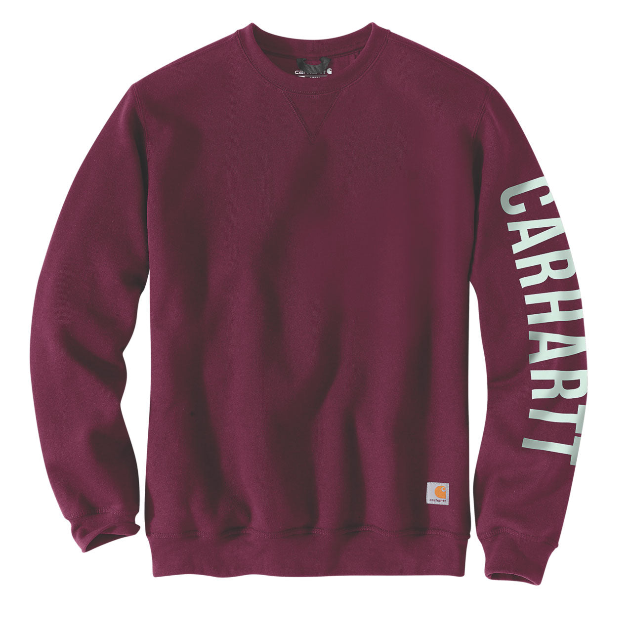 CREWNECK SLEEVE LOGO SWEATSHIRT Port