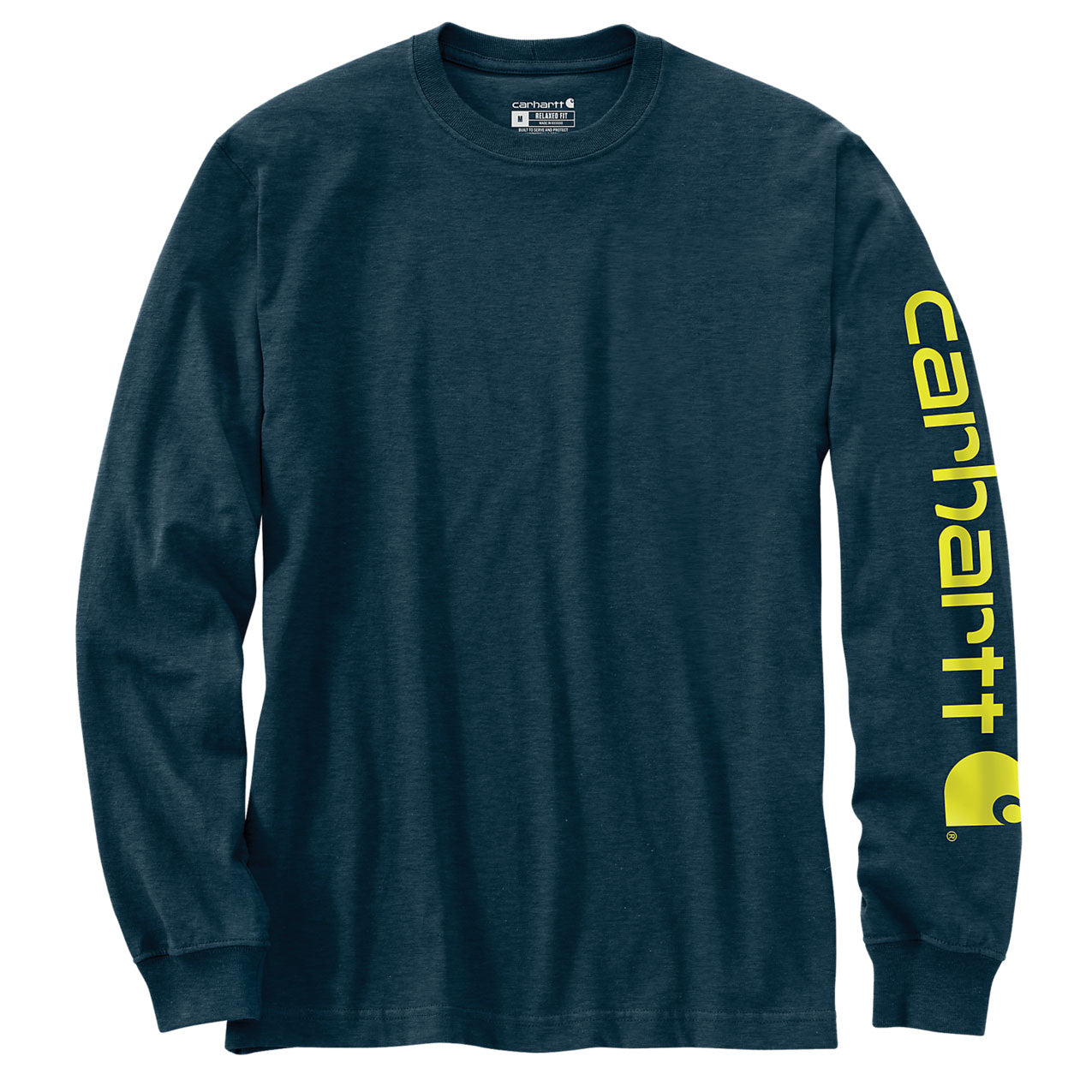 SIGNATURE SLEEVE LOGO LONG-SLEEVE T-SHIRT Night Blue Heather