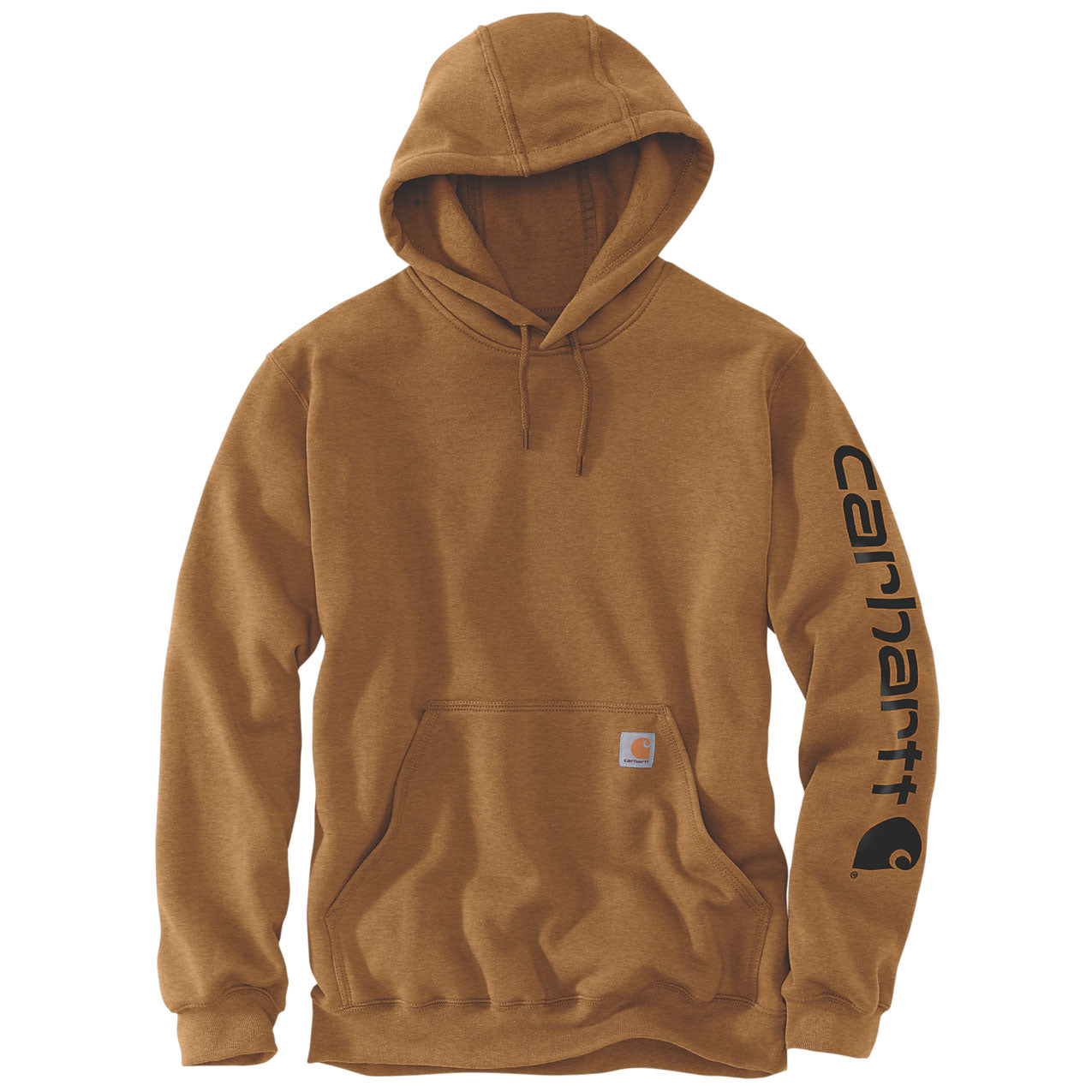 MIDWEIGHT SLEEVE LOGO HOODIE Carhartt Brown