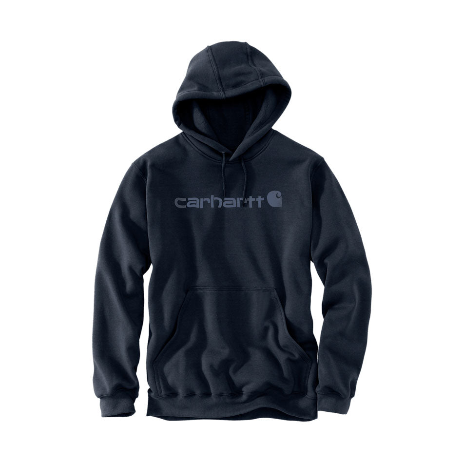 SIGNATURE LOGO MIDWEIGHT HOODIE Navy/Dark Blue