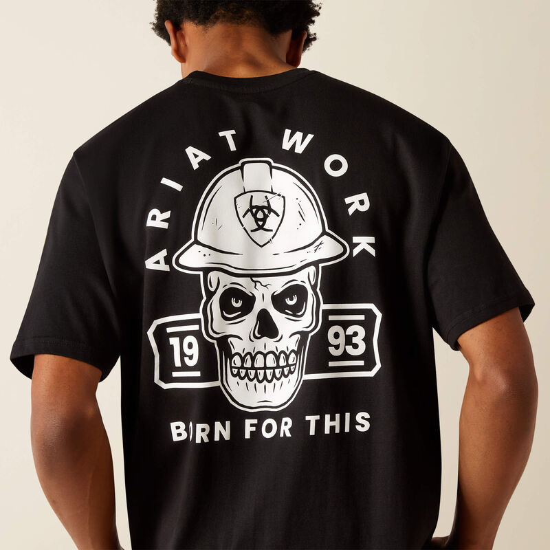 REBAR COTTON STRONG HARDHEAD T-SHIRT Black