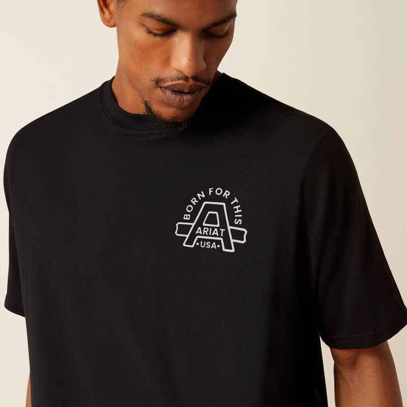 REBAR COTTON STRONG HARDHEAD T-SHIRT Black