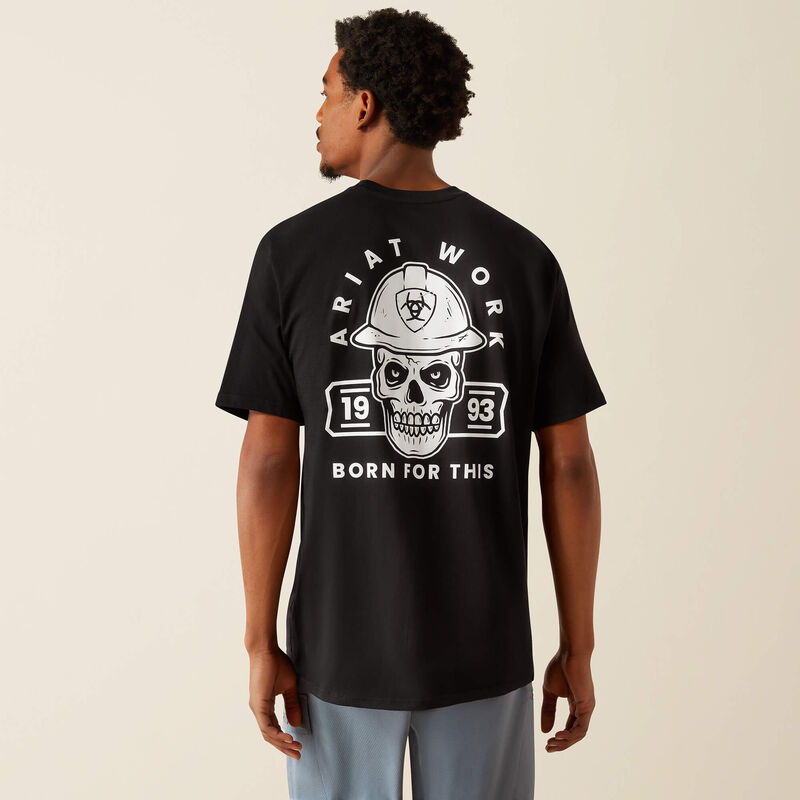 REBAR COTTON STRONG HARDHEAD T-SHIRT Black