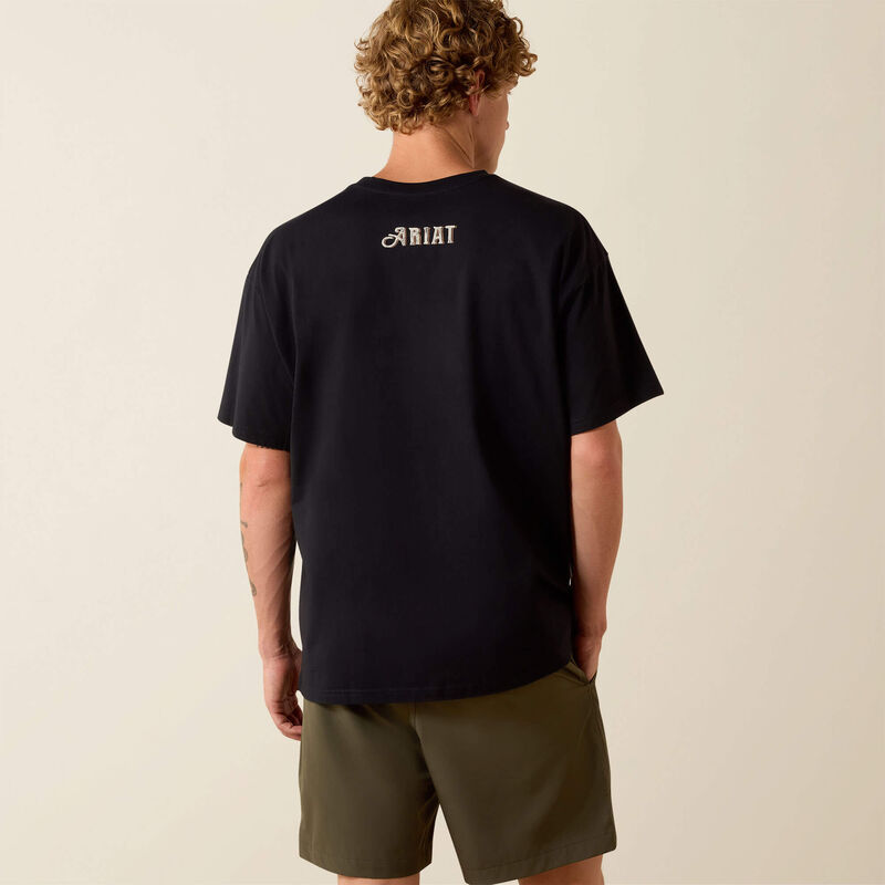 WILD LIFE BOXY T-SHIRT Black
