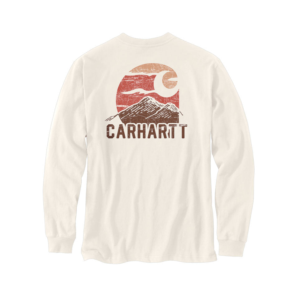 MOUNTAIN GRAPHIC LONG-SLEEVE T-SHIRT Malt
