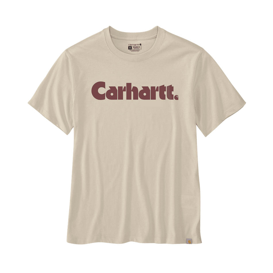 LIGHTWEIGHT IRVINE LOGO T-SHIRT Oat Milk