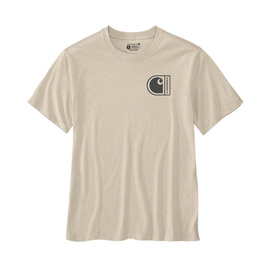 LIGHTWEIGHT C GRAPHIC T-SHIRT Oat Milk