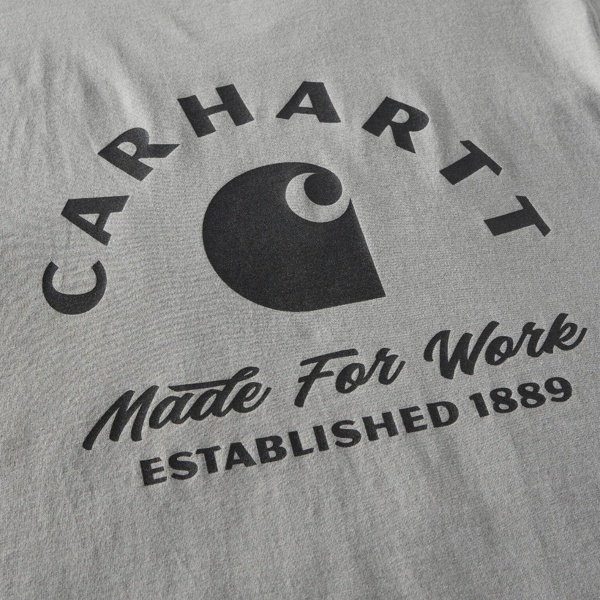 LIGHTWEIGHT WORK GRAPHIC POCKET T-SHIRT Weather Ash Heather