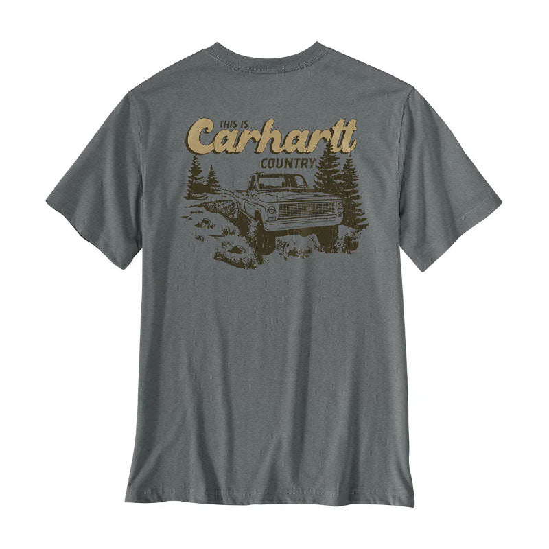 LIGHTWEIGHT TRUCK GRAPHIC T-SHIRT Weather Ash Heather