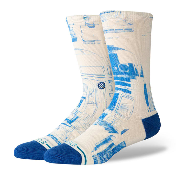 R2 D2 SW CREW SOCK