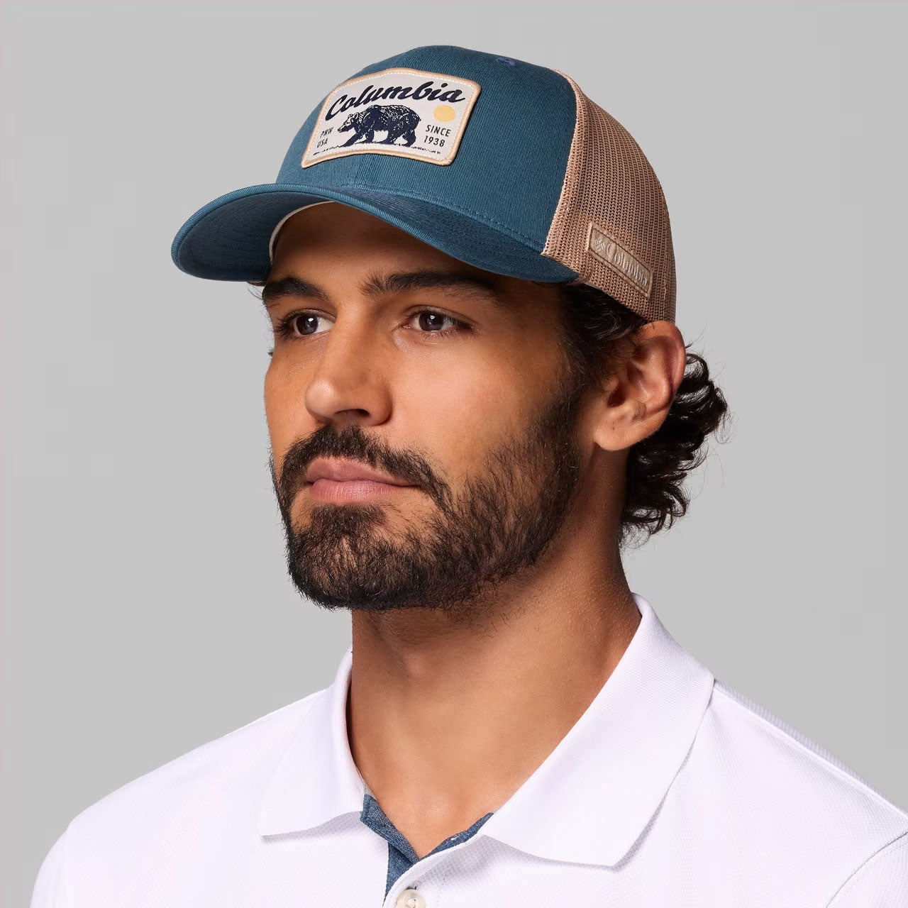 MESH SNAP BACK Everblue, PNW Bear