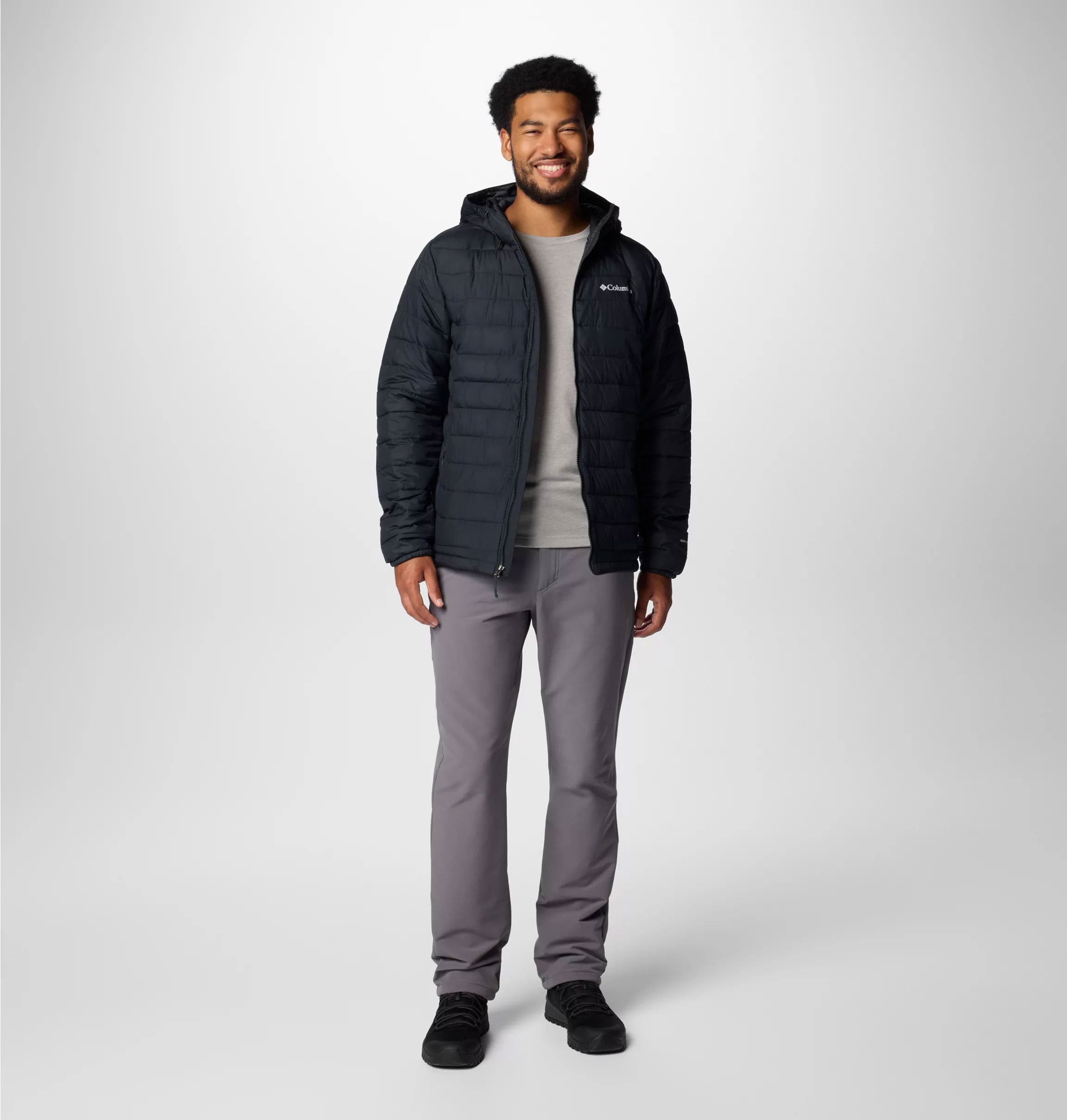 POWDER LITE™ II HOODED INSULATED JACKET Black