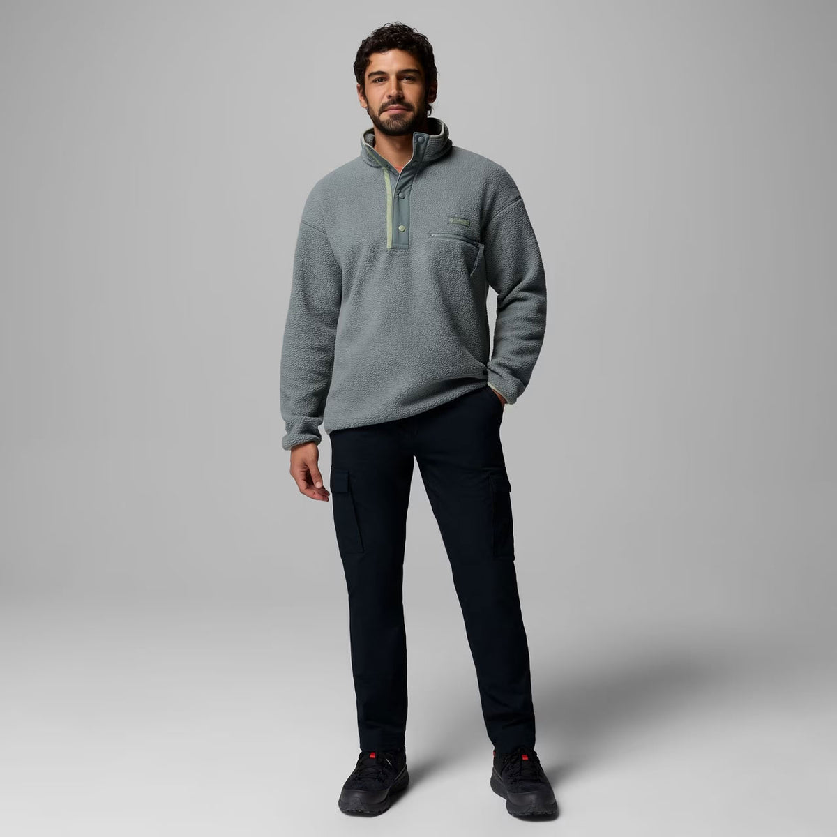 HELVETIA™ II HALF SNAP FLEECE Sedona Sage