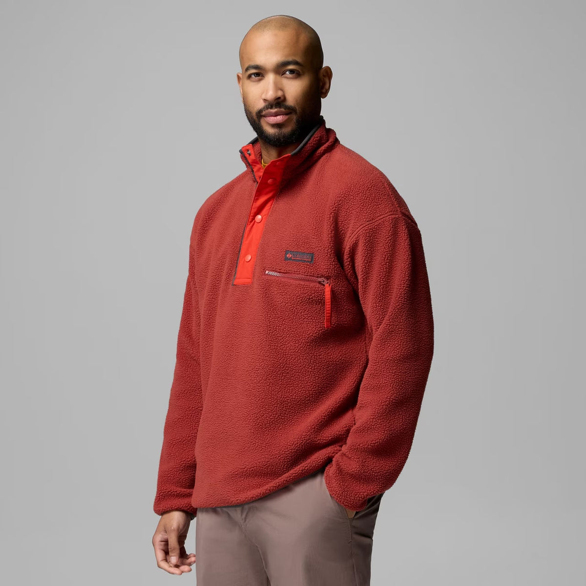 HELVETIA™ II HALF SNAP FLEECE Red Oxide