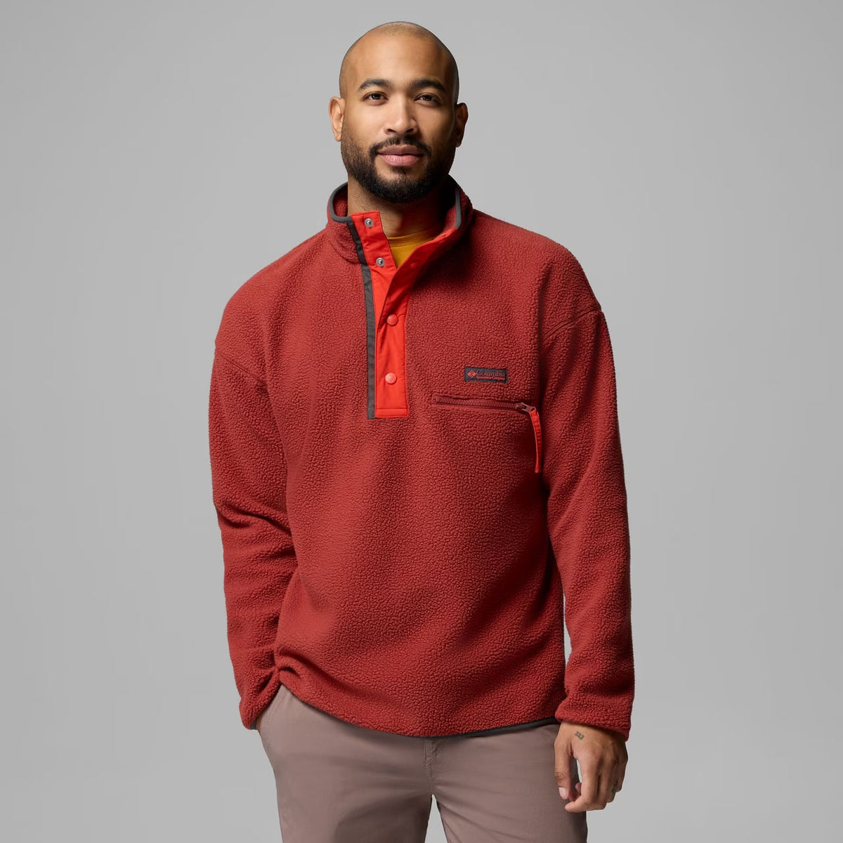 HELVETIA™ II HALF SNAP FLEECE Red Oxide