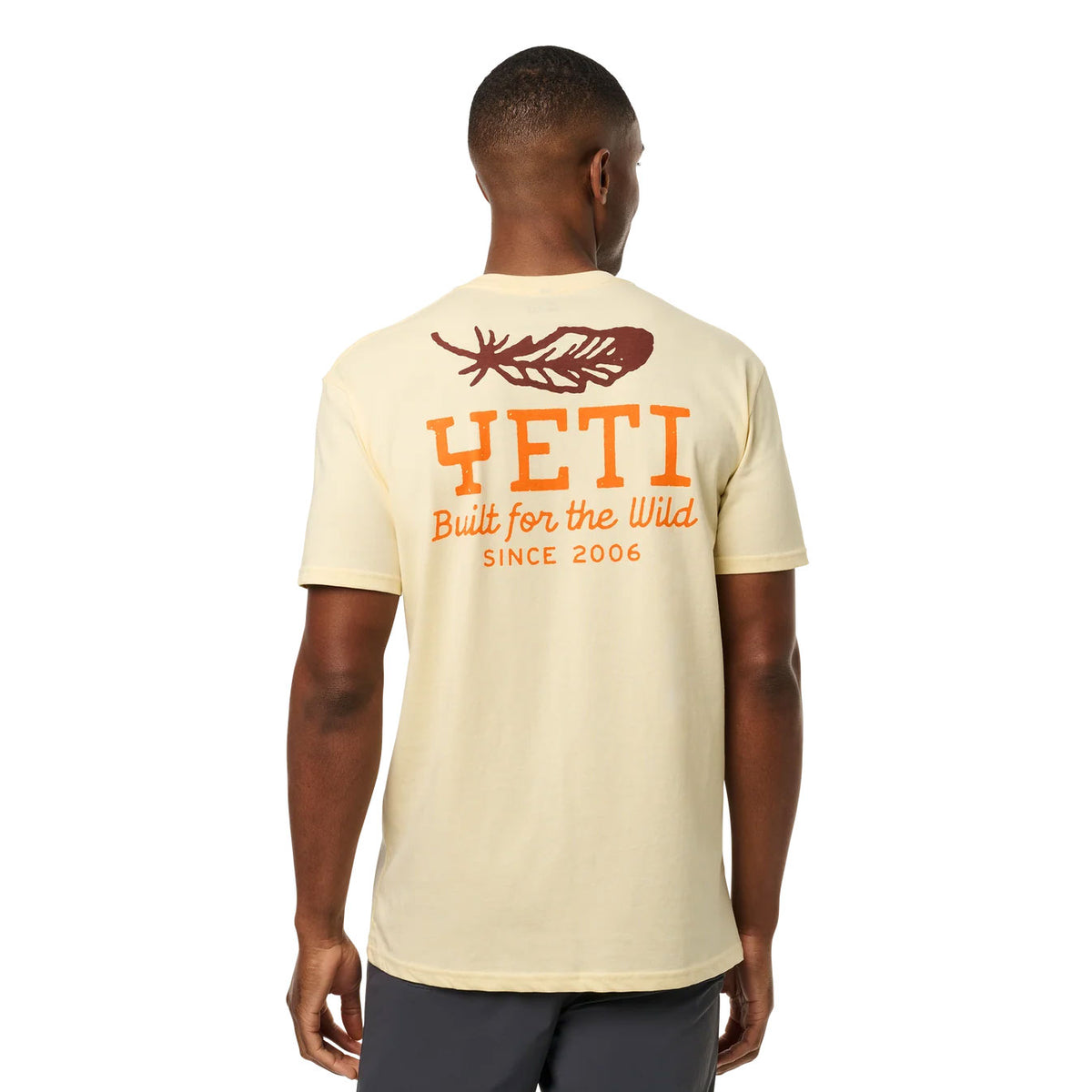 FEATHER SHORT SLEEVE T-SHIRT Butter