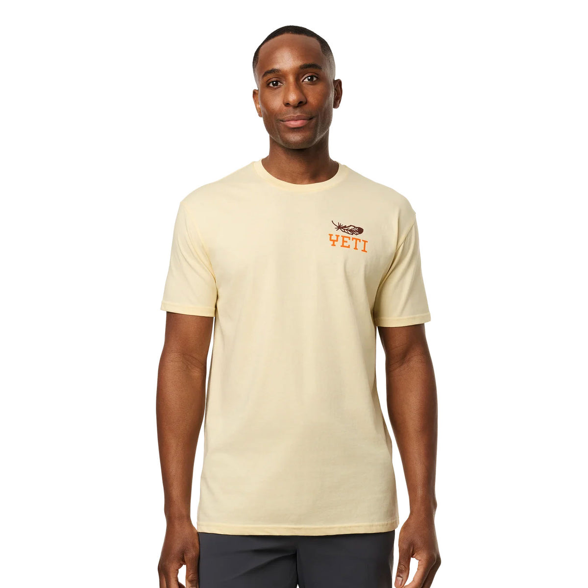 FEATHER SHORT SLEEVE T-SHIRT Butter