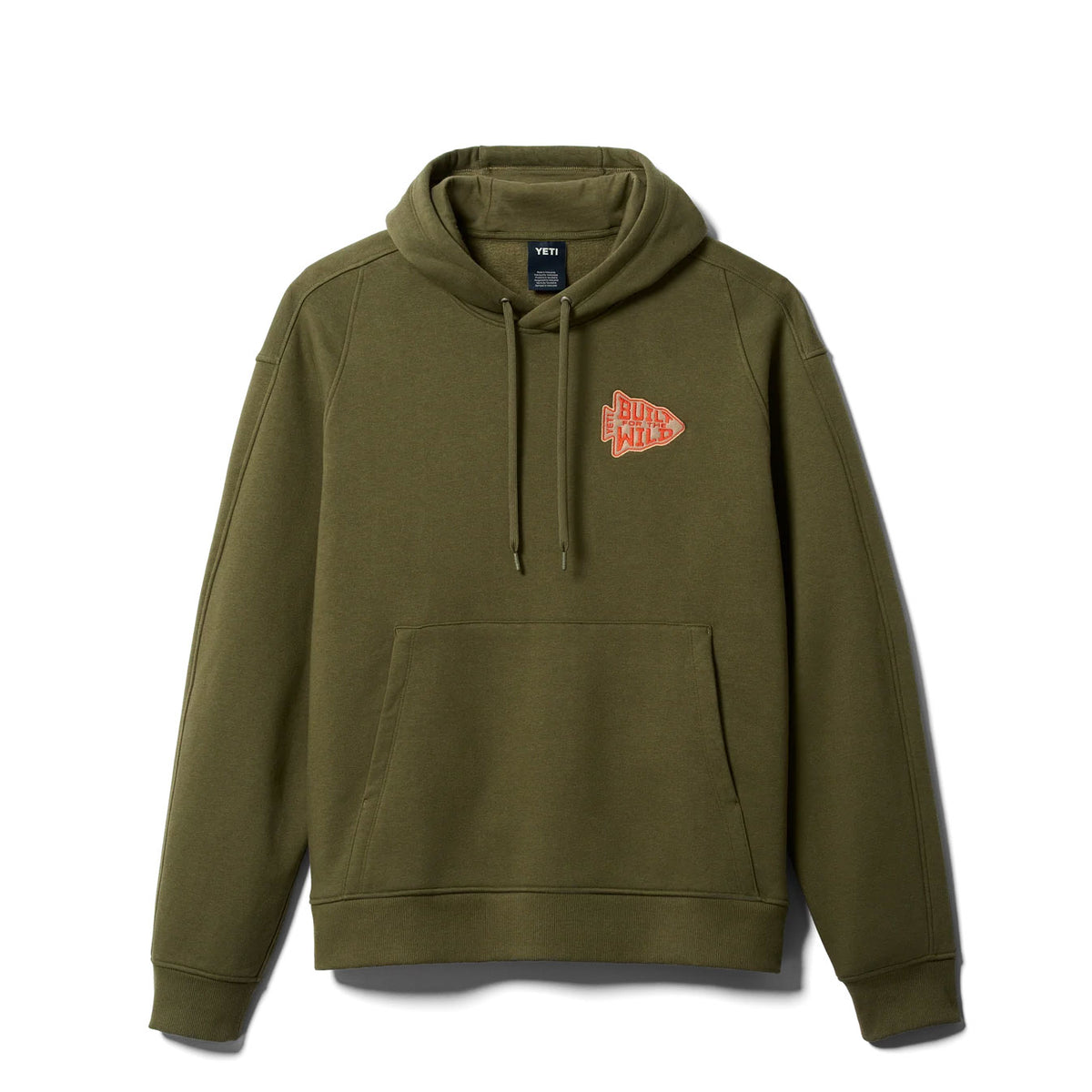 ARROWHEAD BUILT FOR THE WILD PULLOVER FLEECE HOODIE Olive