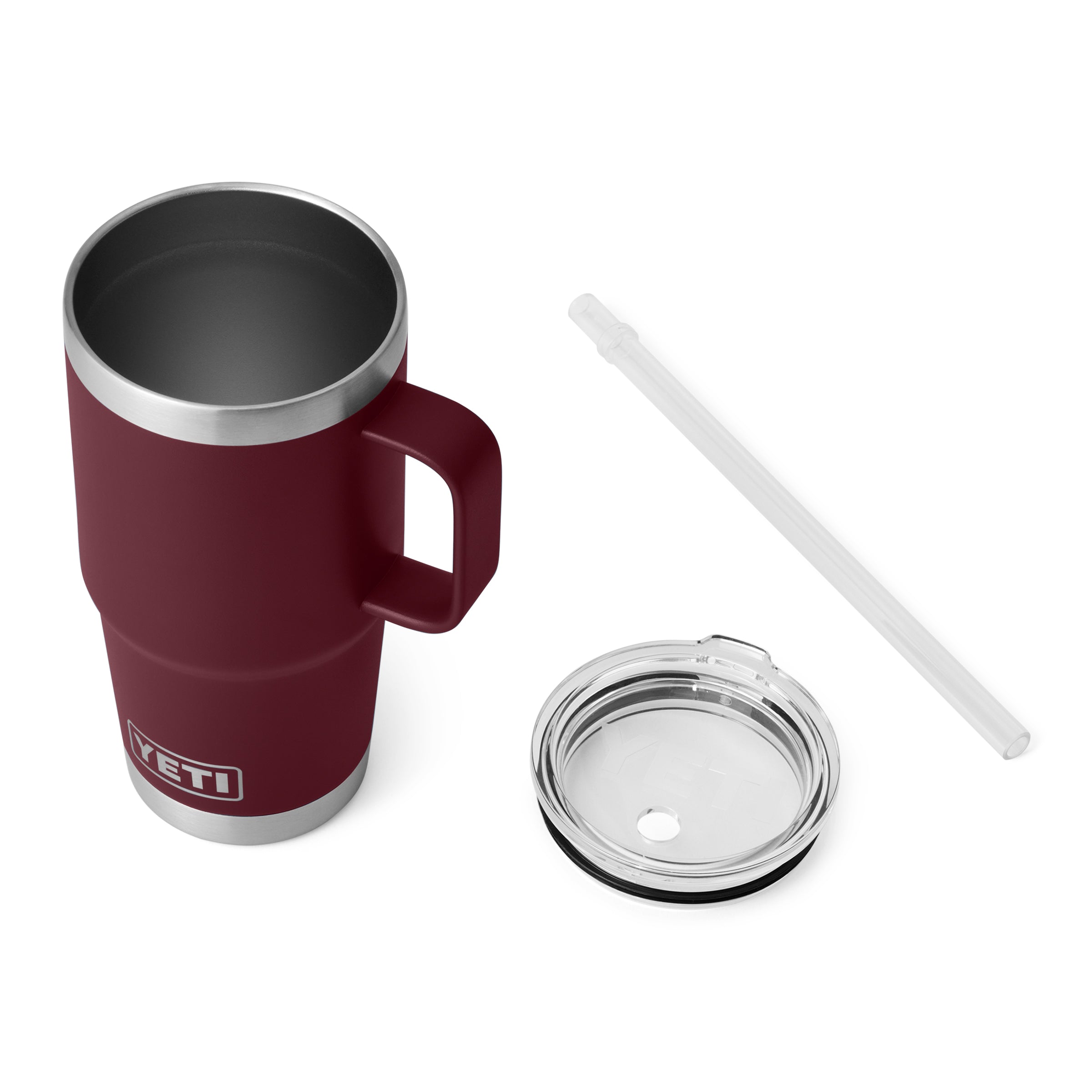 RAMBLER® 25 OZ (710 ML) STRAW MUG Wild Vine Red
