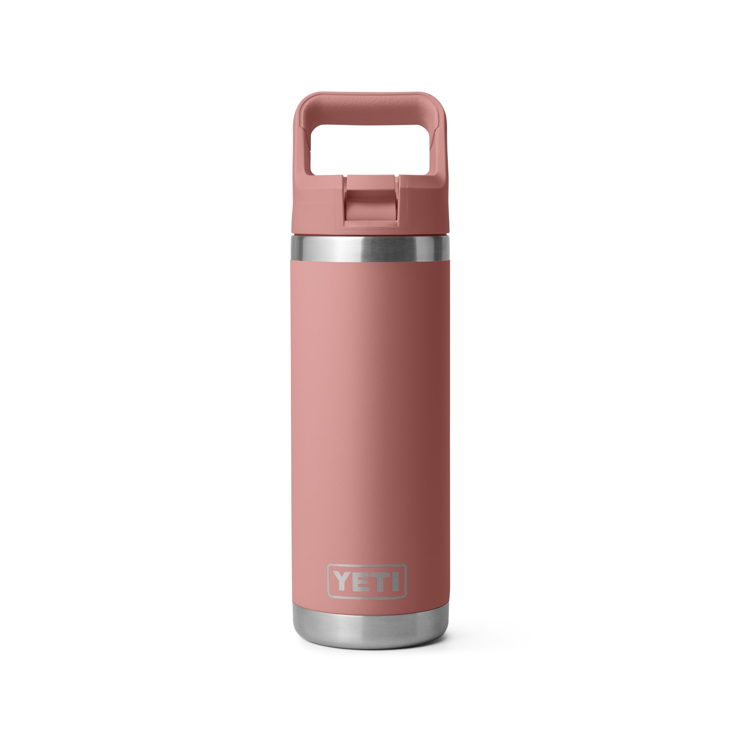 RAMBLER® 18 OZ (532 ML) BOTTLE WITH STRAW CAP Sandstone Pink