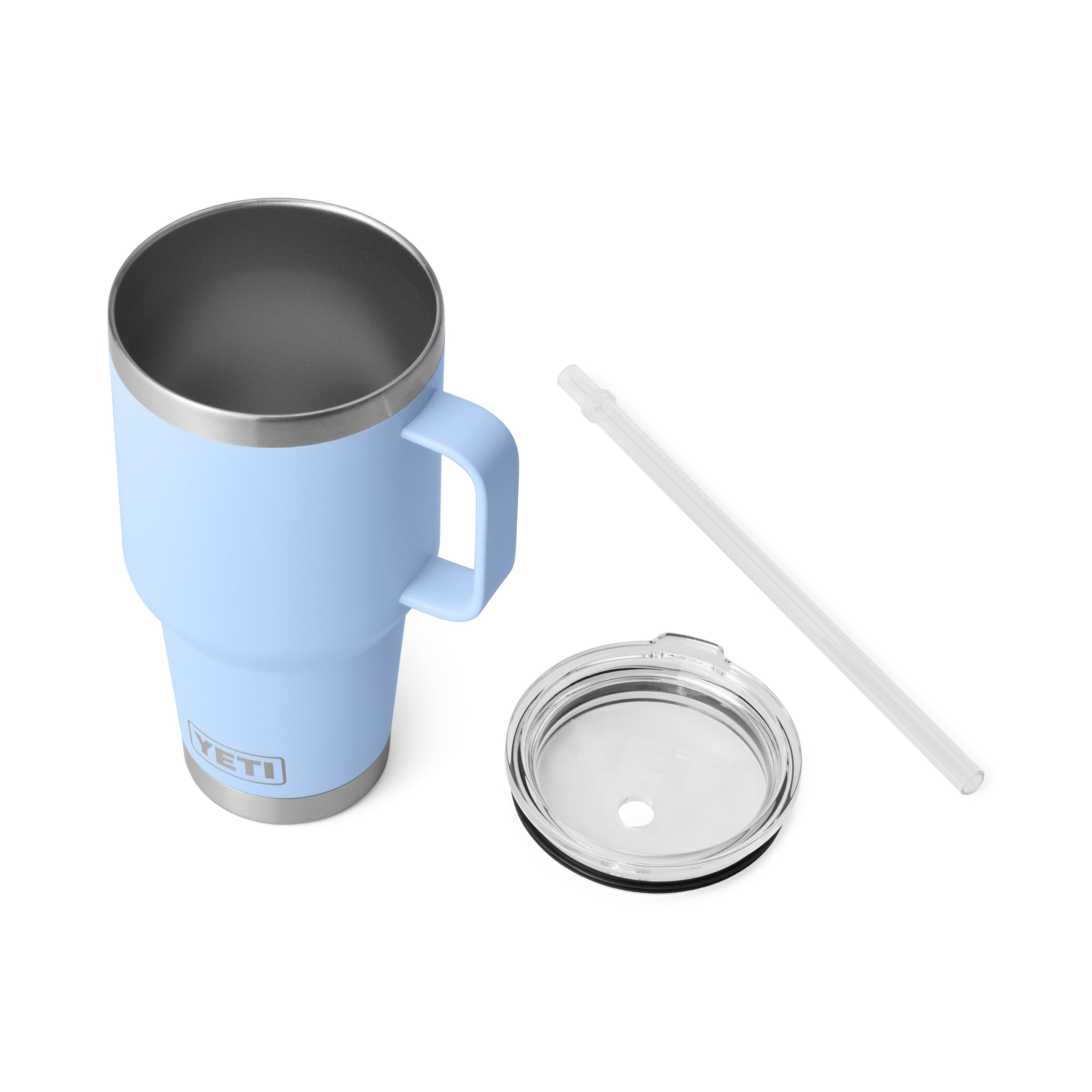 RAMBLER® 35 OZ (994 ML) STRAW MUG Big Sky Blue