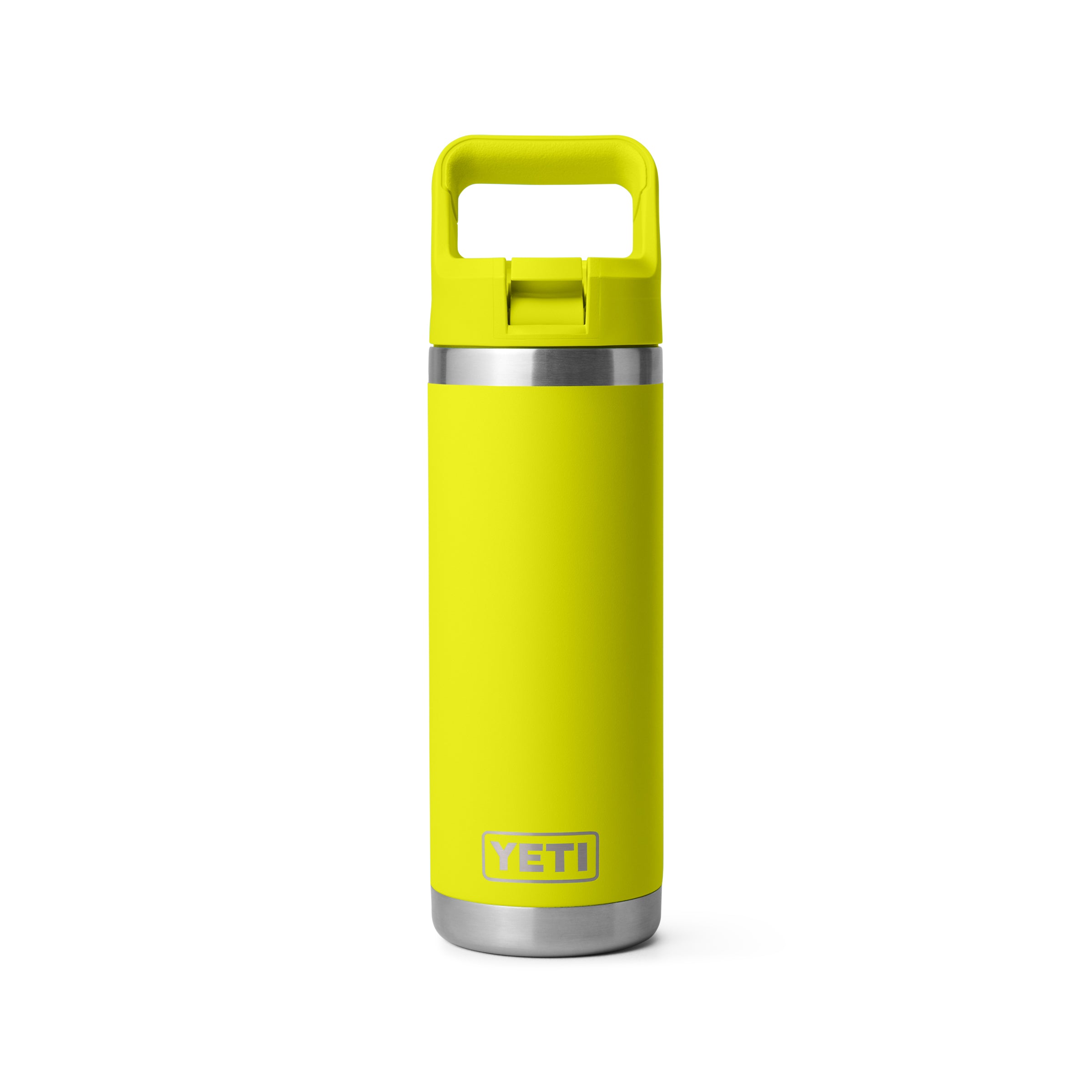 RAMBLER® 18 OZ (532 ML) BOTTLE WITH STRAW CAP Firefly Yellow