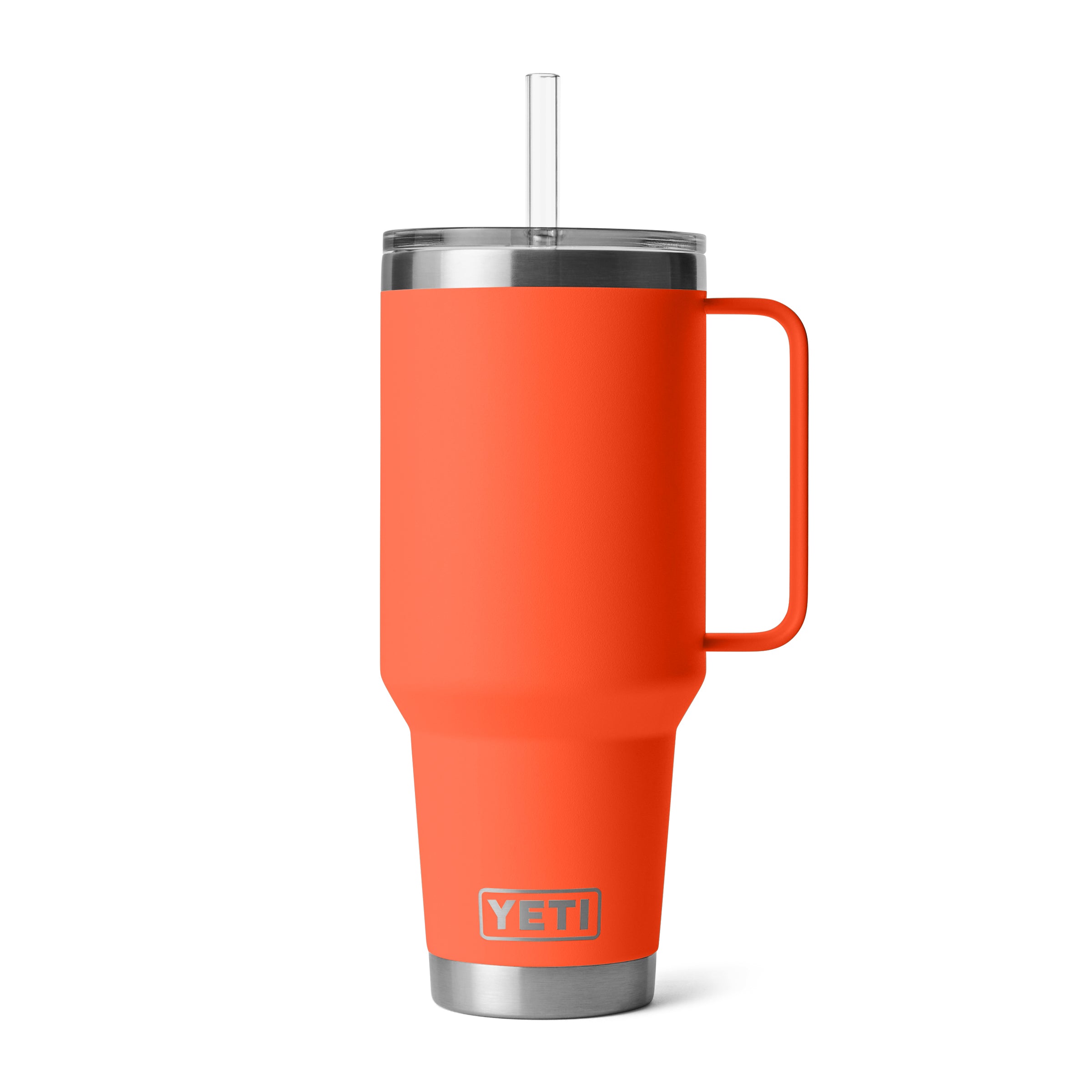 RAMBLER® 42 OZ (1242 ML) STRAW MUG Papaya