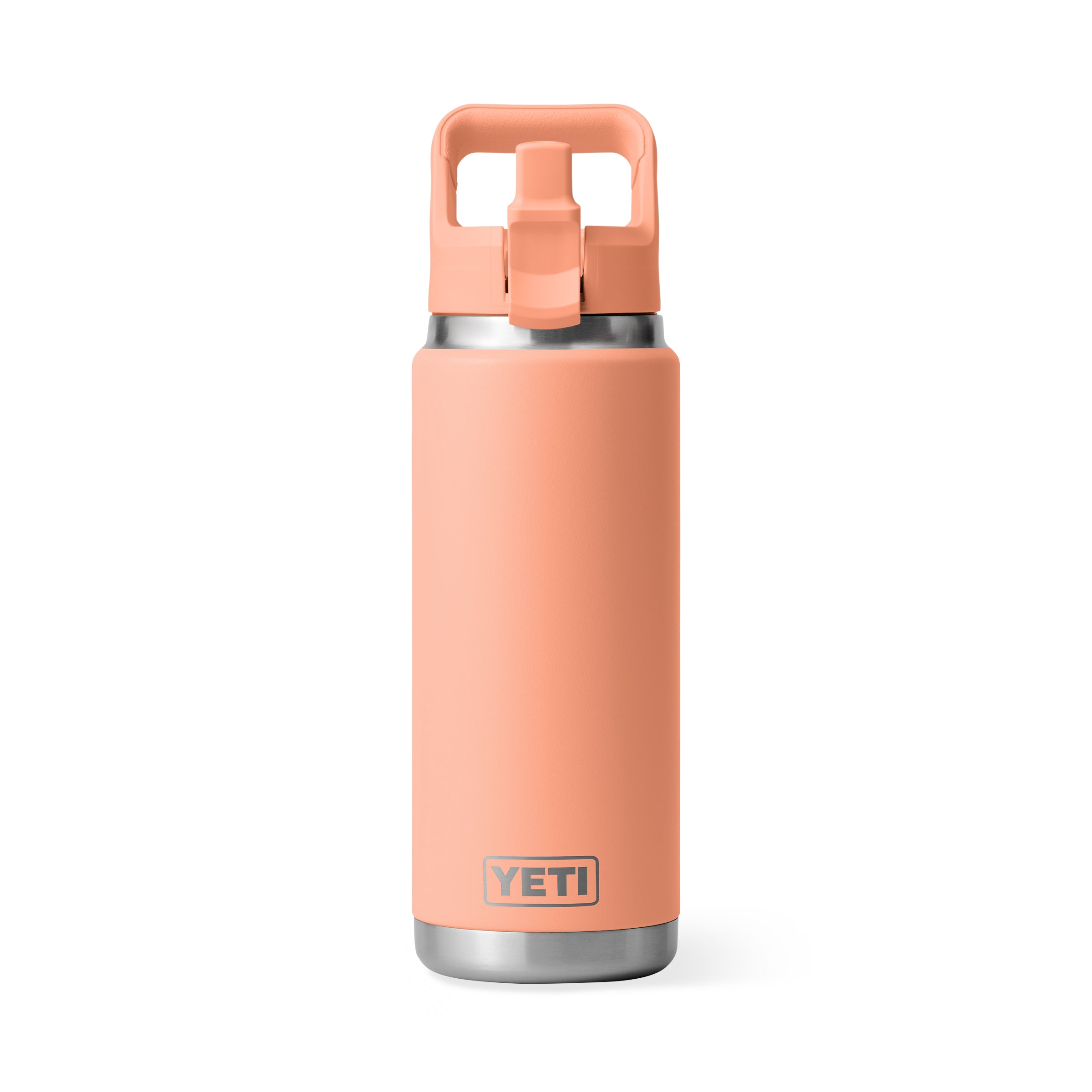 RAMBLER® 26 OZ (739 ML) BOTTLE WITH STRAW CAP Lowcountry Peach