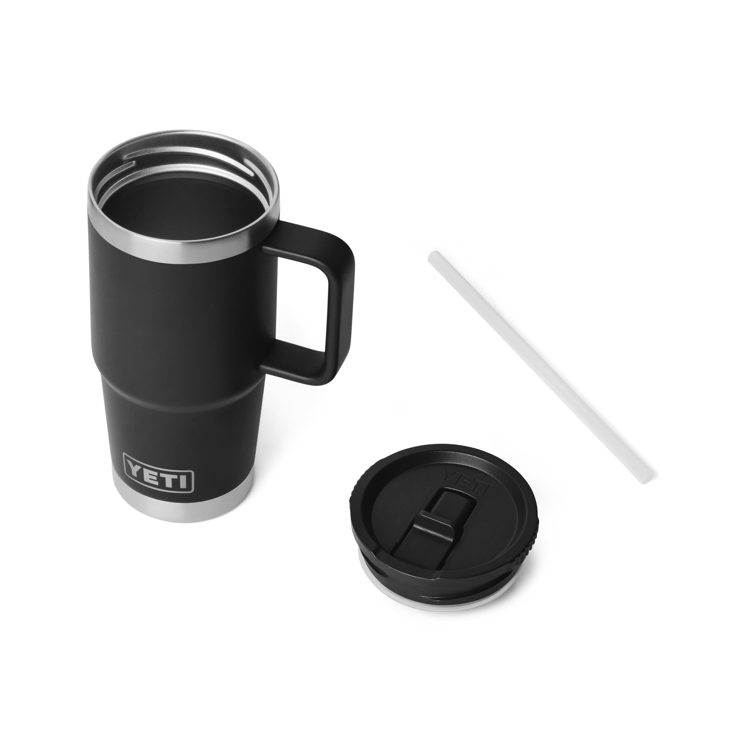 TRAVEL STRAW MUG 20 oz (591 ml) Black