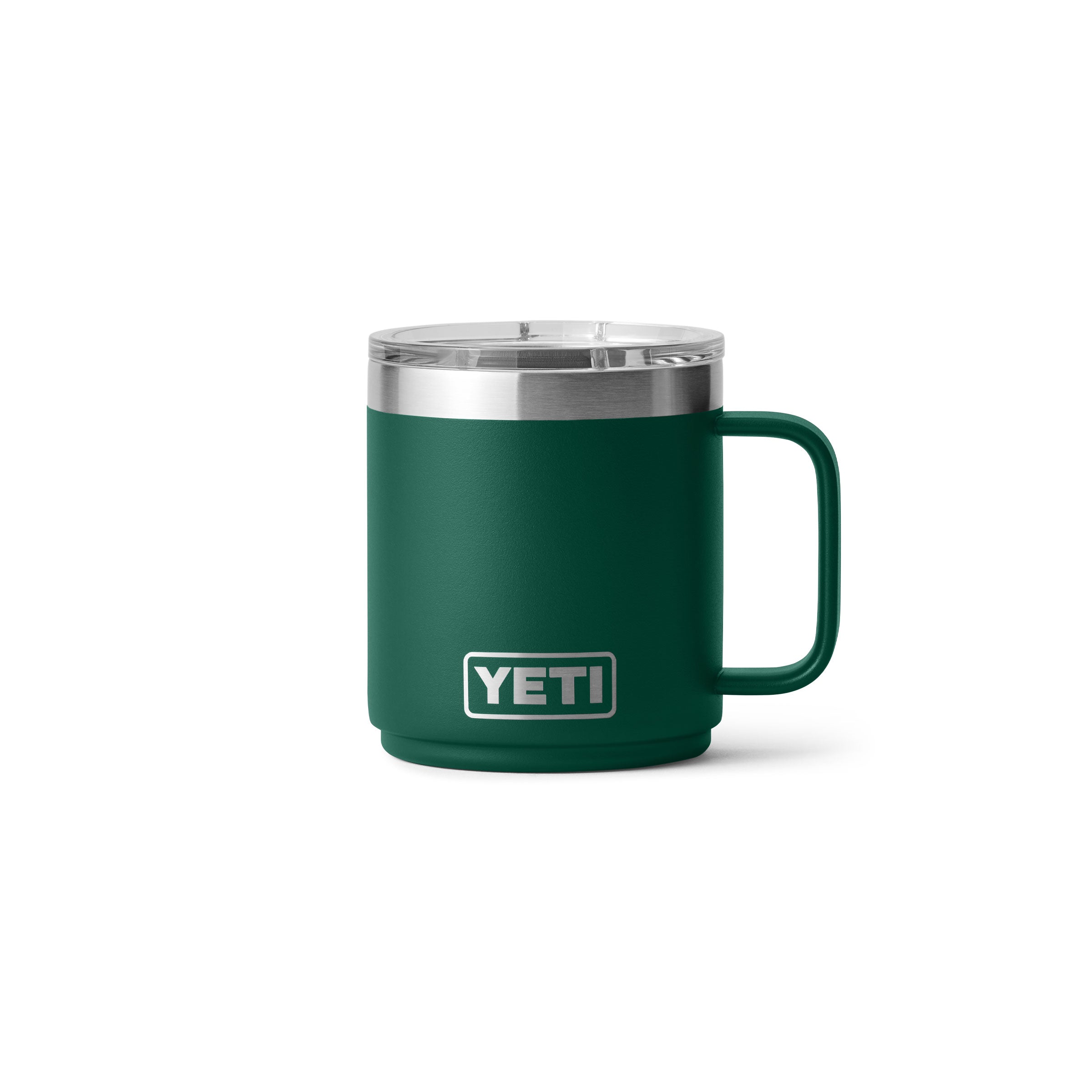 RAMBLER 10 oz (295ml) STACKABLE CERAMIC LINED MUG Black Forest Green