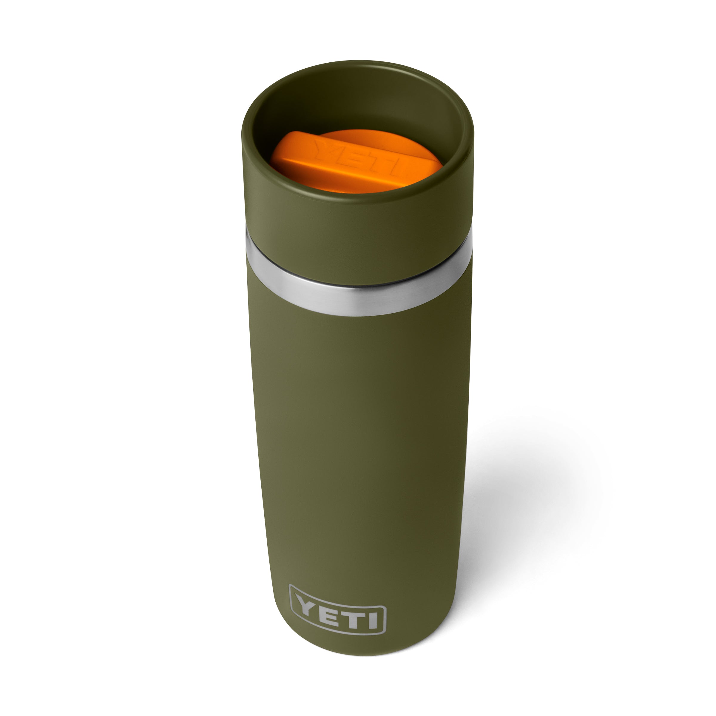 RAMBLER® 16 oz TRAVEL BOTTLE Olive/King Crab
