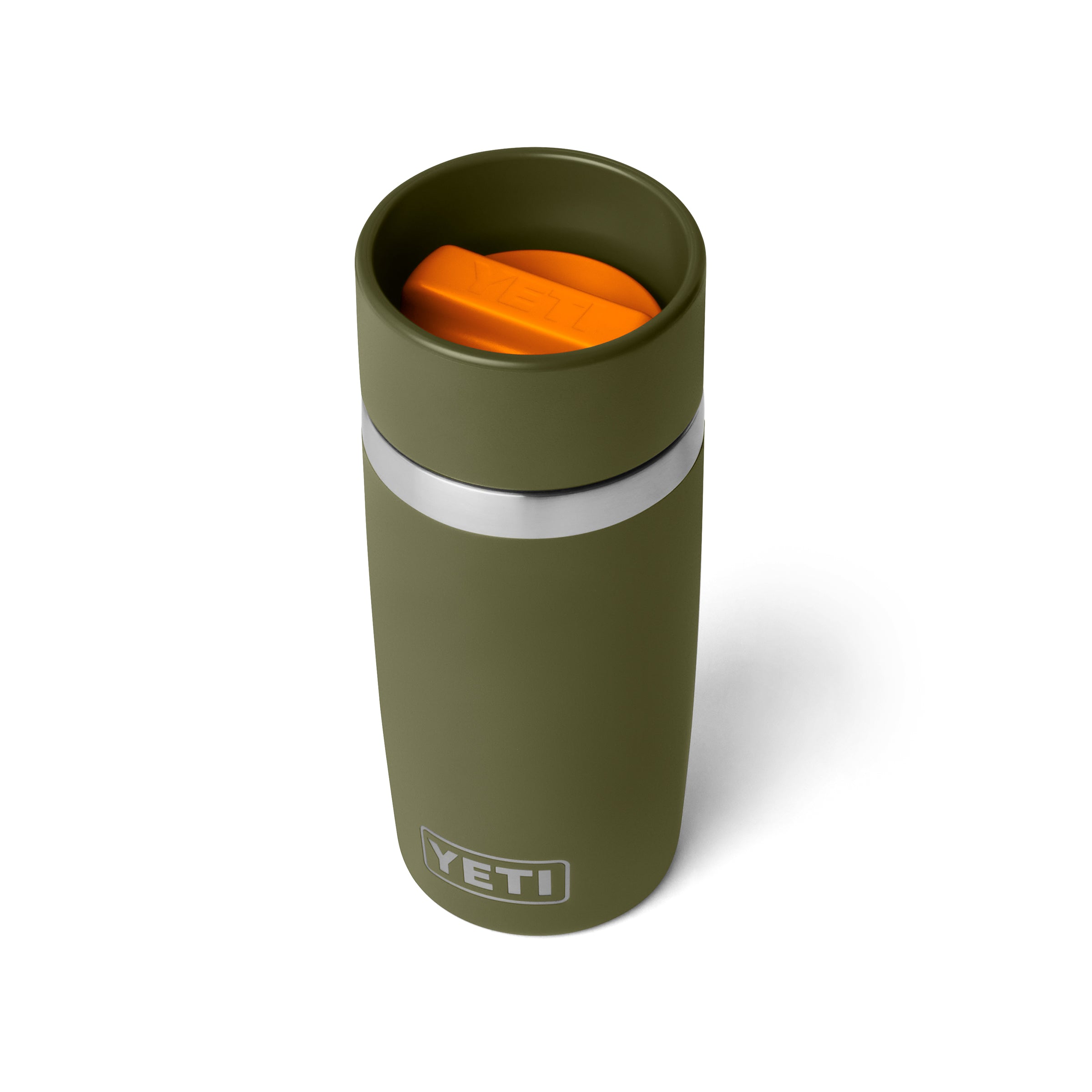 RAMBLER® 12 oz TRAVEL BOTTLE Olive/King Crab
