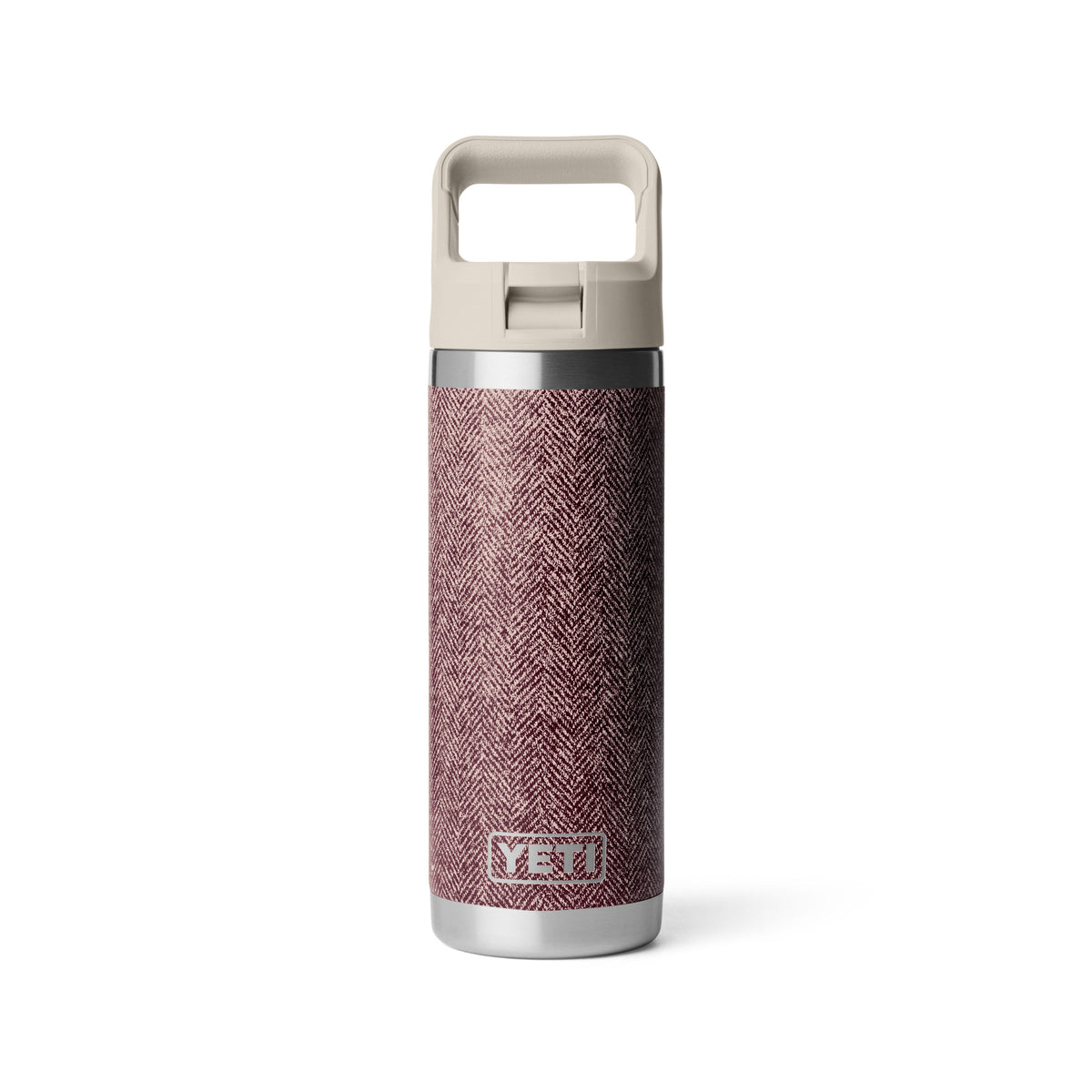 RAMBLER® 18 OZ (532 ML) BOTTLE WITH STRAW CAP Riverhead Red