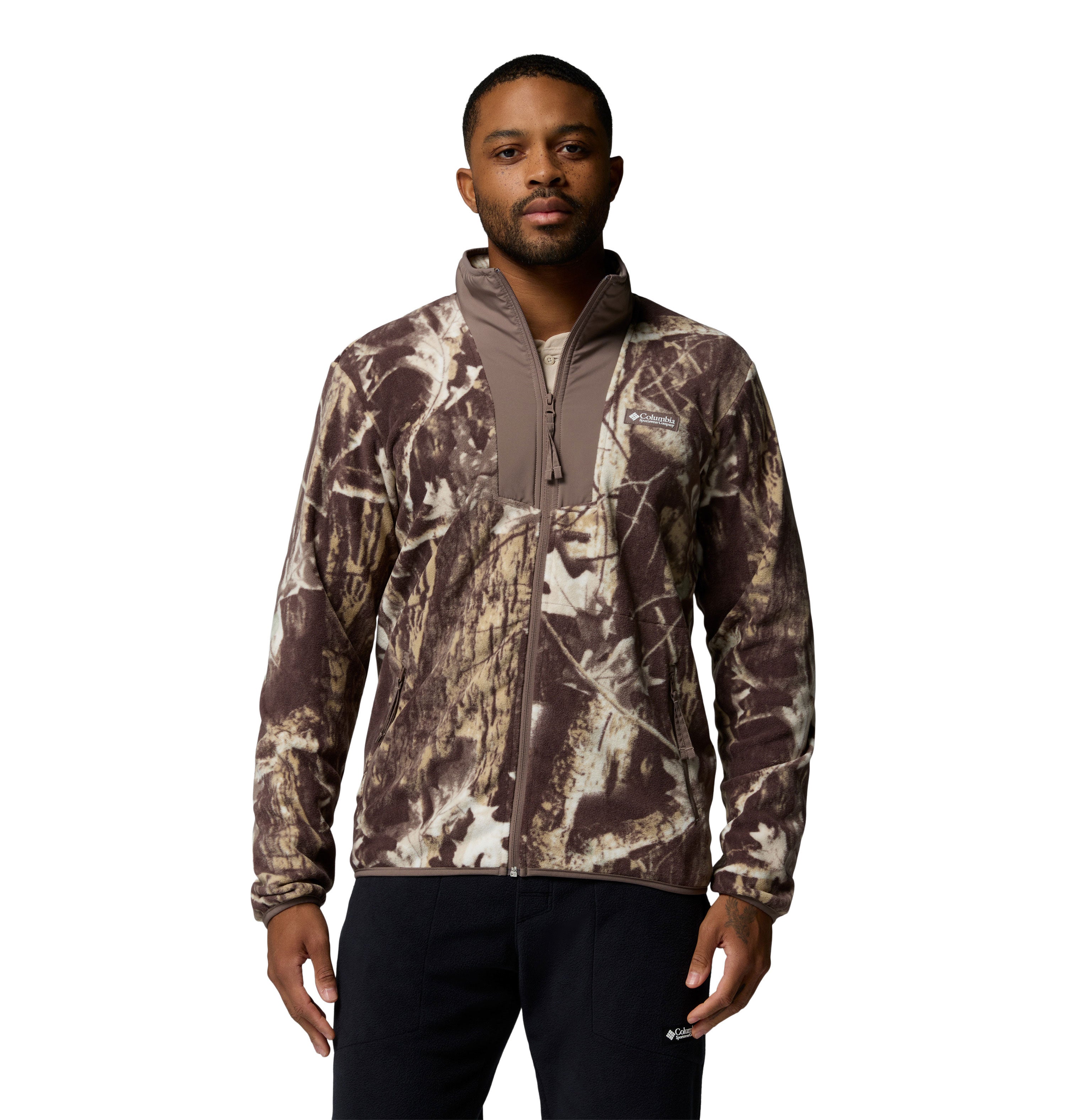 SEQUOIA GROVE™ PRINTED FULL ZIP Iron Timberwolf