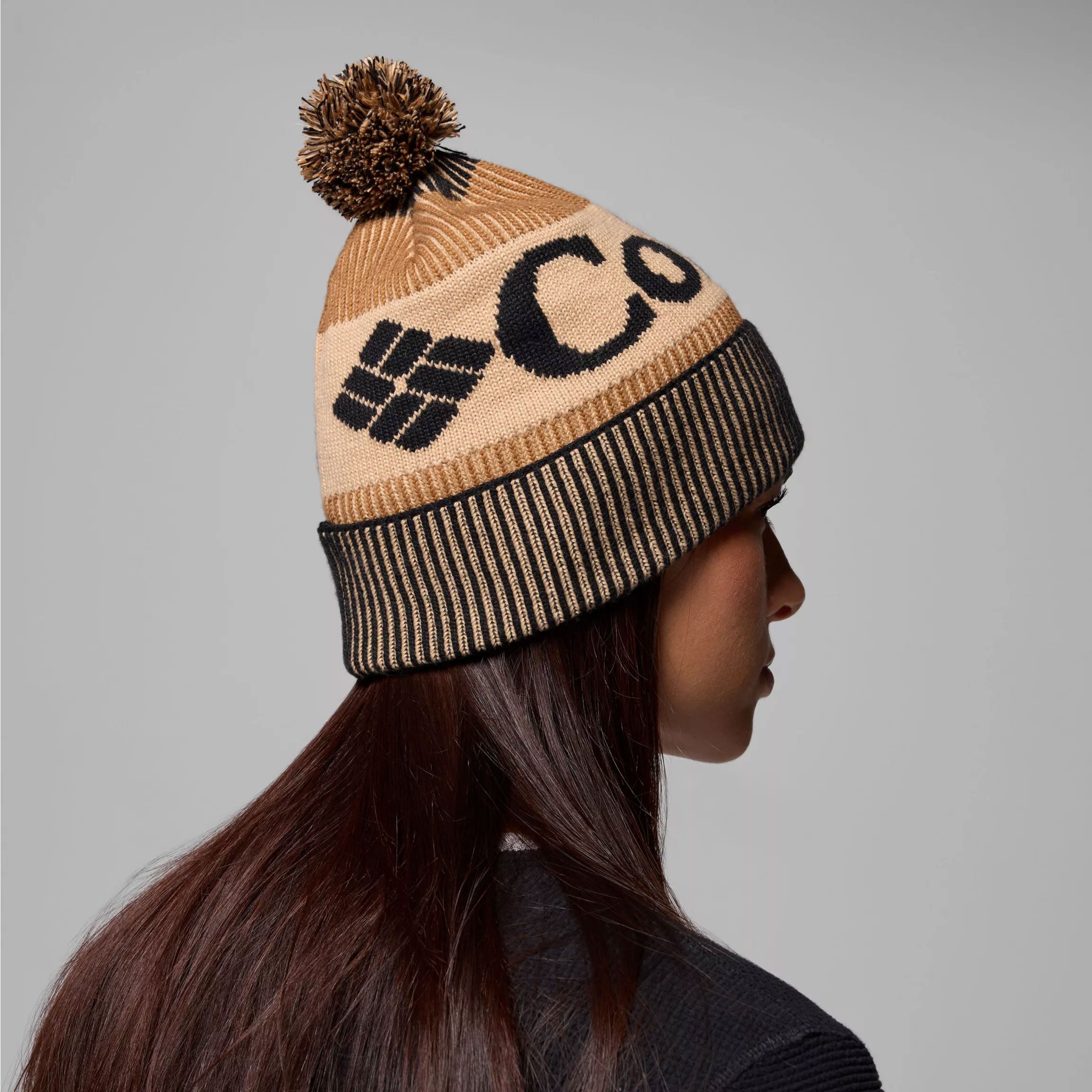 POLAR POWDER™ III BEANIE Black, Camel Brown, Canoe