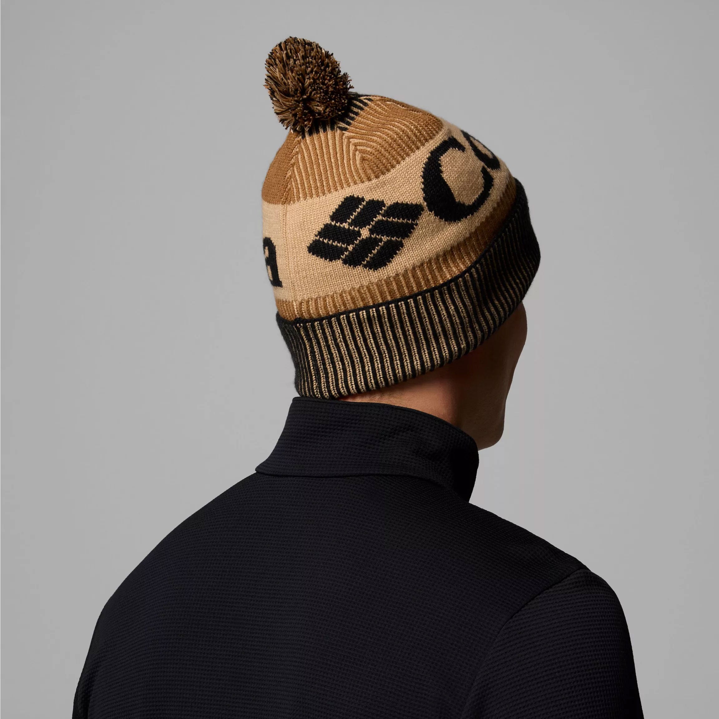 POLAR POWDER™ III BEANIE Black, Camel Brown, Canoe