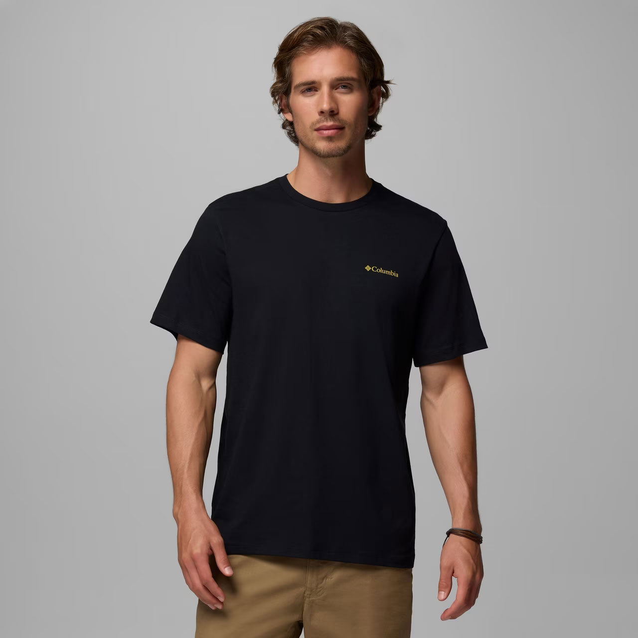 ORGANIC COTTON GRAPHIC T-SHIRT Black, Linework C Badge