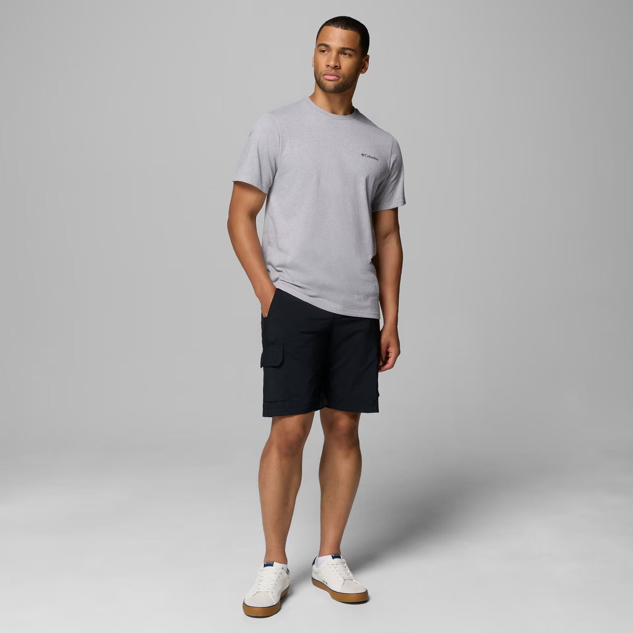 ORGANIC COTTON GRAPHIC T-SHIRT Columbia Grey Heather, Shining Sandscape
