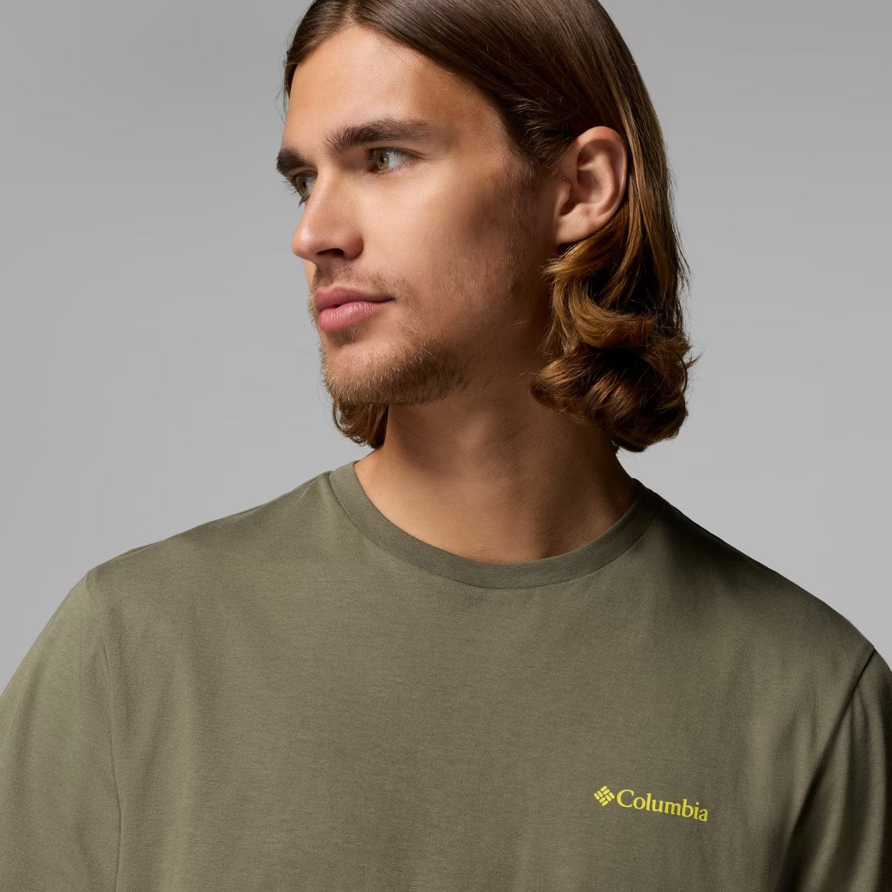 ORGANIC COTTON GRAPHIC T-SHIRT Stone Green, Shining Sandscape
