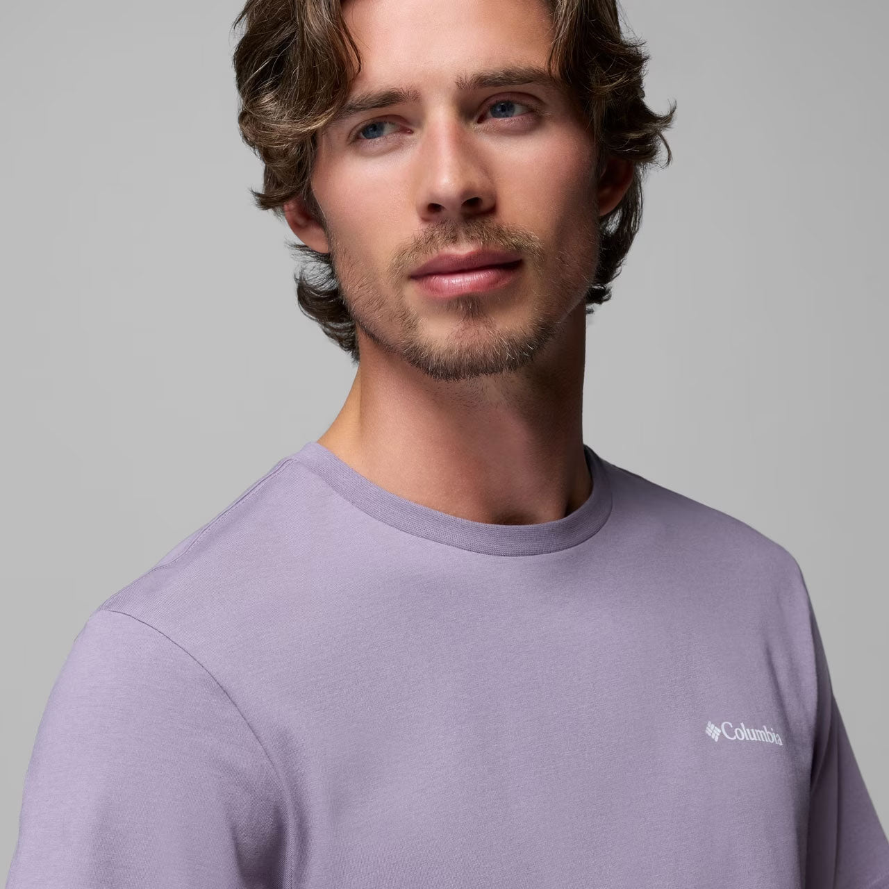 ORGANIC COTTON GRAPHIC T-SHIRT Shale Purple, Scoped View