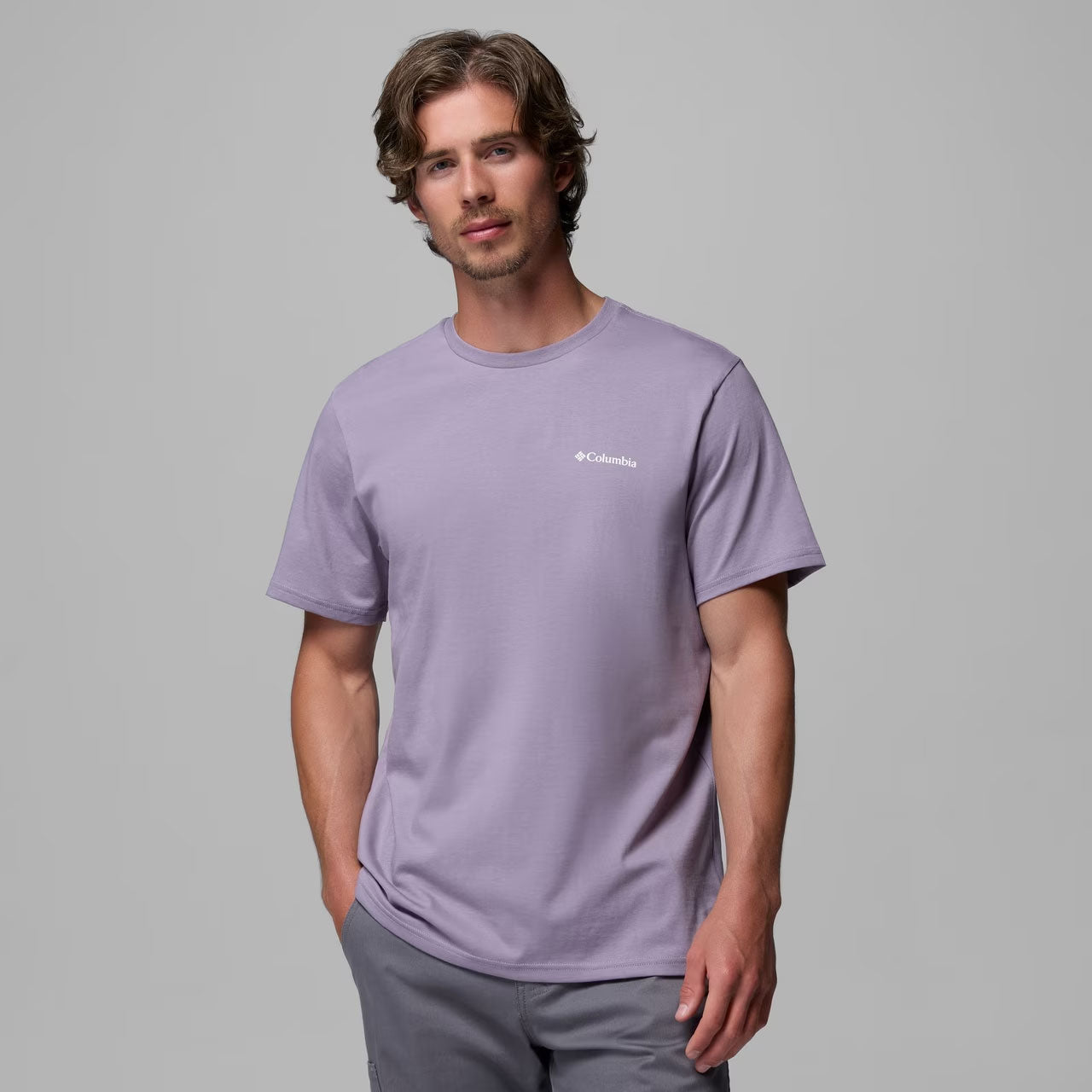 ORGANIC COTTON GRAPHIC T-SHIRT Shale Purple, Scoped View