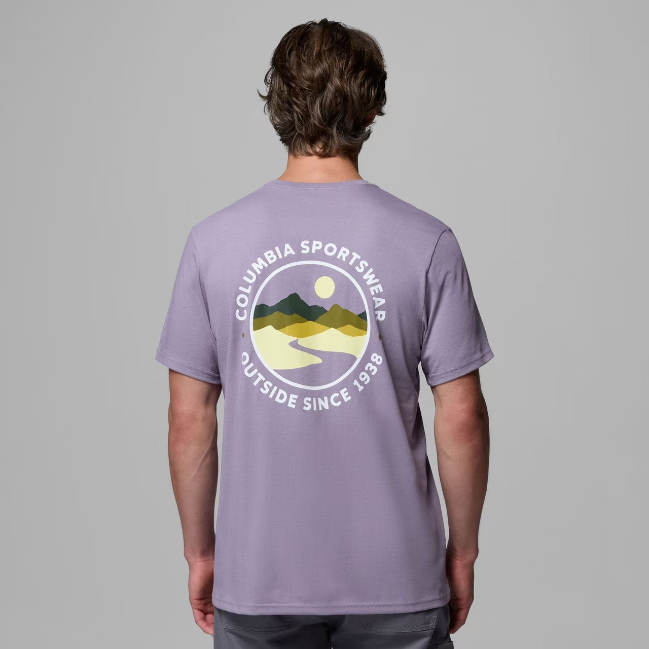 ORGANIC COTTON GRAPHIC T-SHIRT Shale Purple, Scoped View