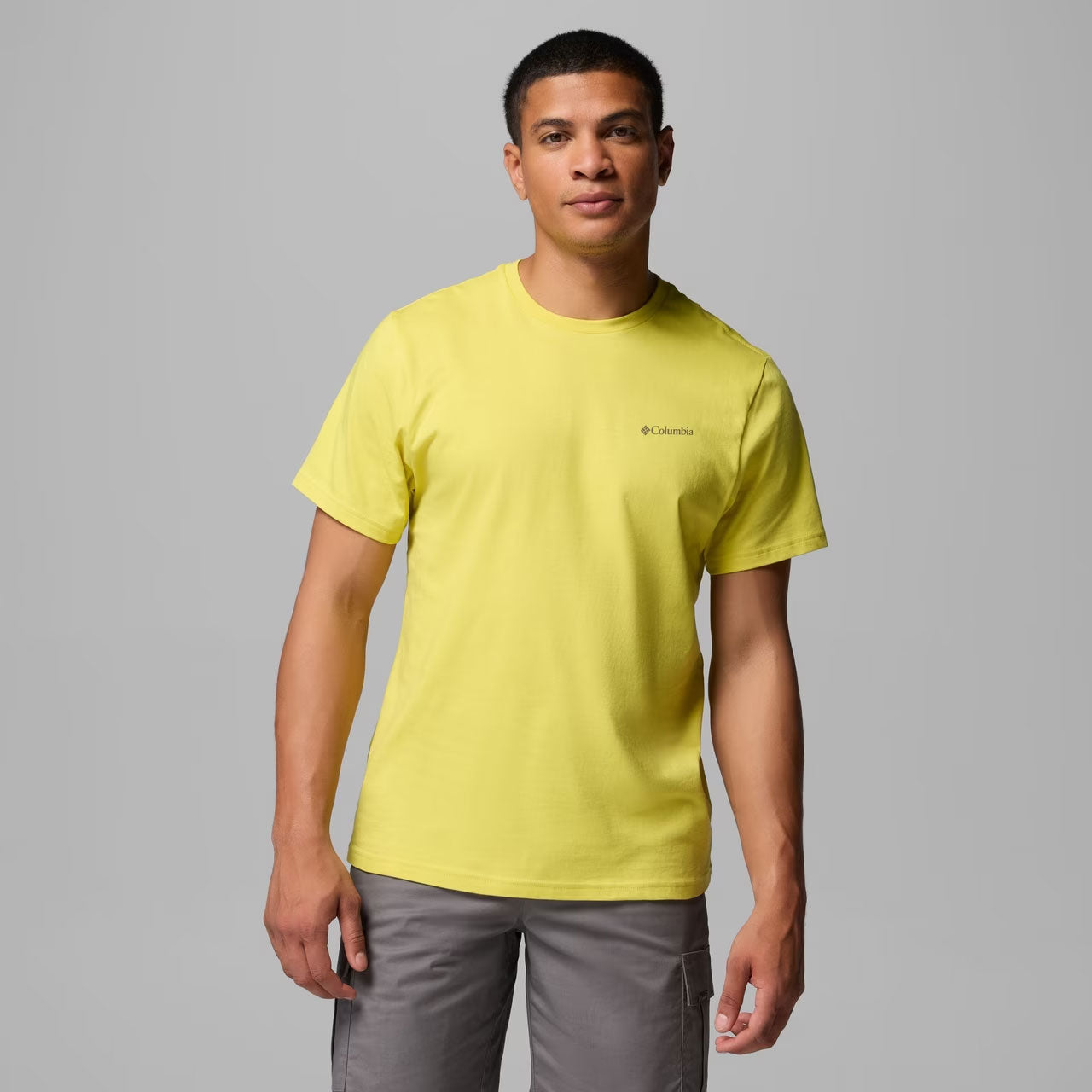 ORGANIC COTTON GRAPHIC T-SHIRT Acid Yellow, Sunscape