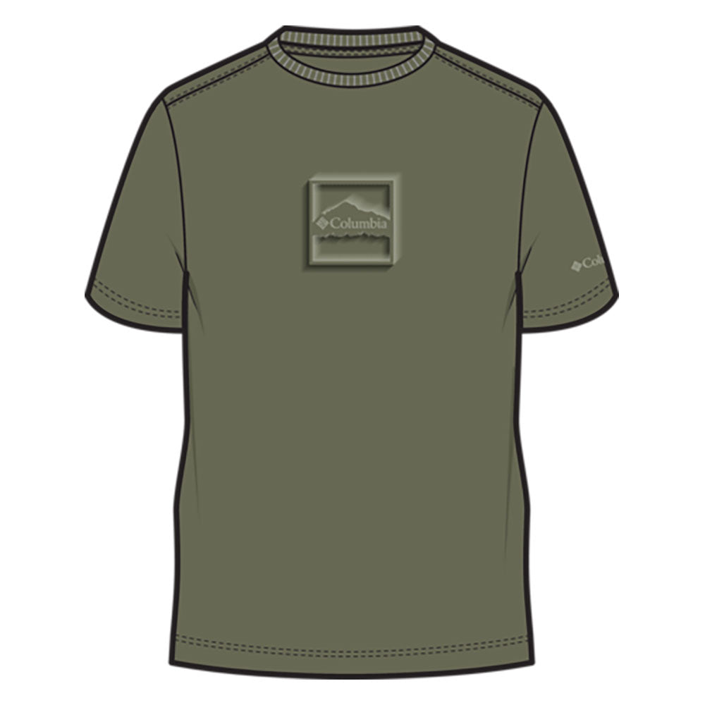 ORGANIC COTTON GRAPHIC T-SHIRT Stone Green, Illuminated Brand