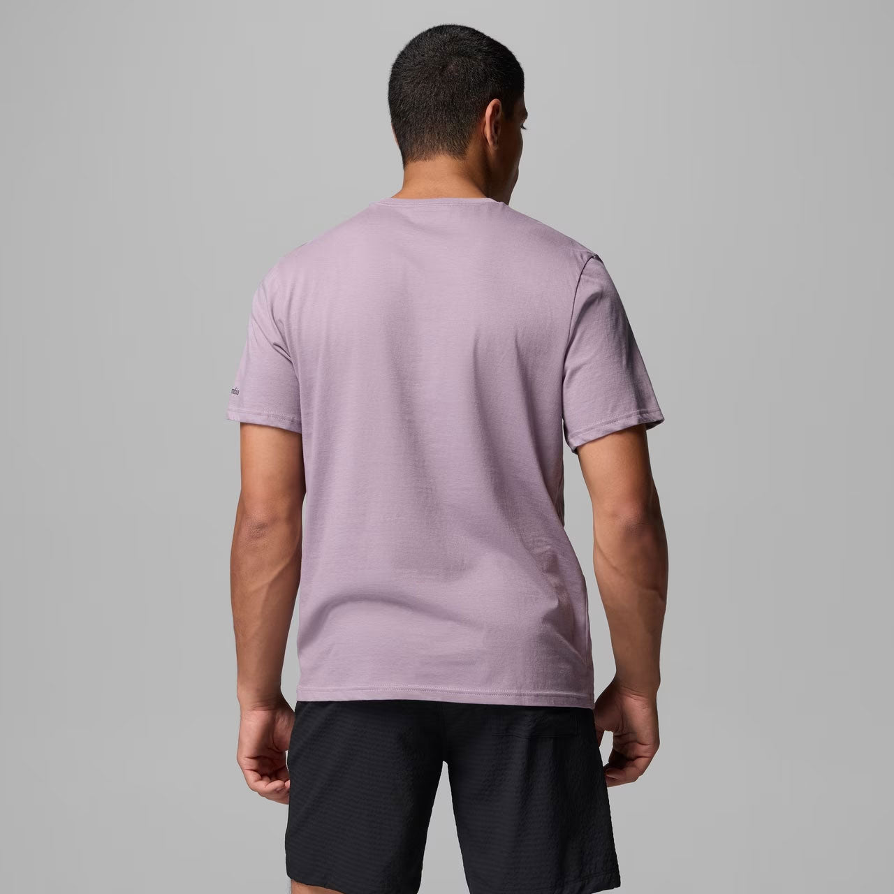 ORGANIC COTTON GRAPHIC T-SHIRT Shale Purple, Heavenly Stacked Gem