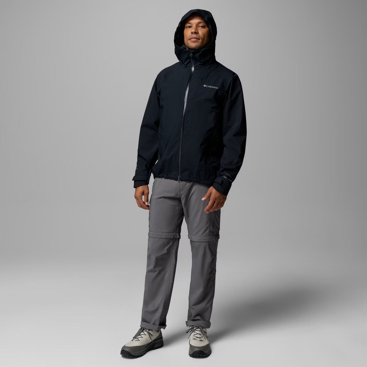 TRAILBORNE™ 2.5L PACKABLE WATERPROOF JACKET Black