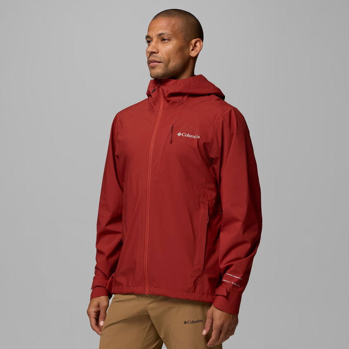 TRAILBORNE™ 2.5L PACKABLE WATERPROOF JACKET Red Oxide