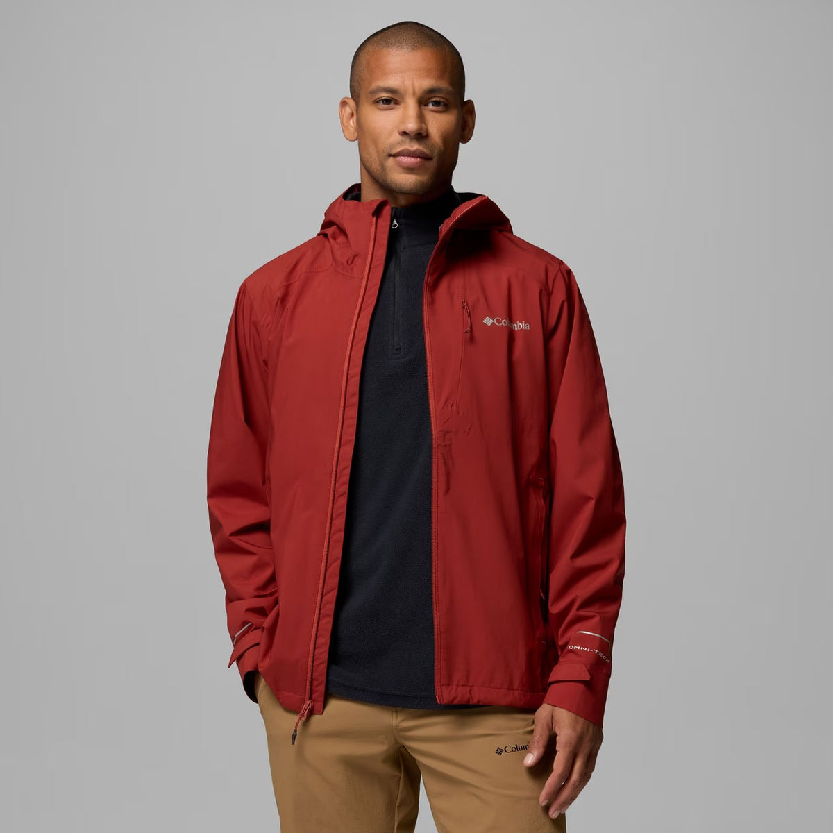 TRAILBORNE™ 2.5L PACKABLE WATERPROOF JACKET Red Oxide