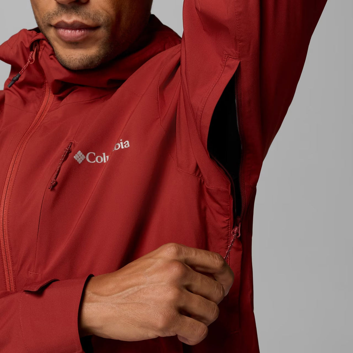 TRAILBORNE™ 2.5L PACKABLE WATERPROOF JACKET Red Oxide