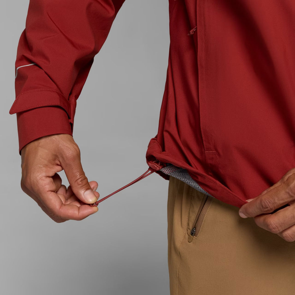 TRAILBORNE™ 2.5L PACKABLE WATERPROOF JACKET Red Oxide